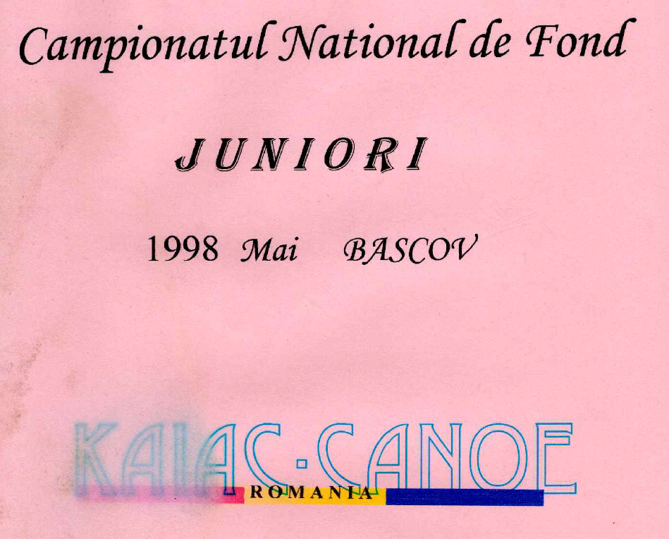 Campionatul national de fond Juniori 1998